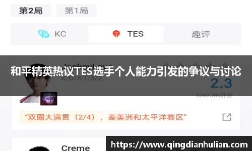 和平精英热议TES选手个人能力引发的争议与讨论