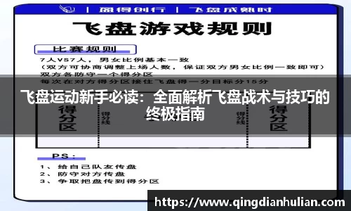 飞盘运动新手必读：全面解析飞盘战术与技巧的终极指南